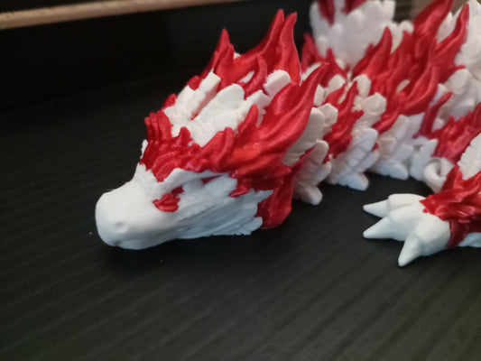π₯ Phoenix Dragon β Cinderwing3D Articulated 3D Printed Fantasy Dragon πβ¨
