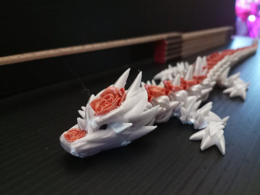 πΉπ Cinderwing 3D Rose Dragon β Articulated Fantasy Collectible