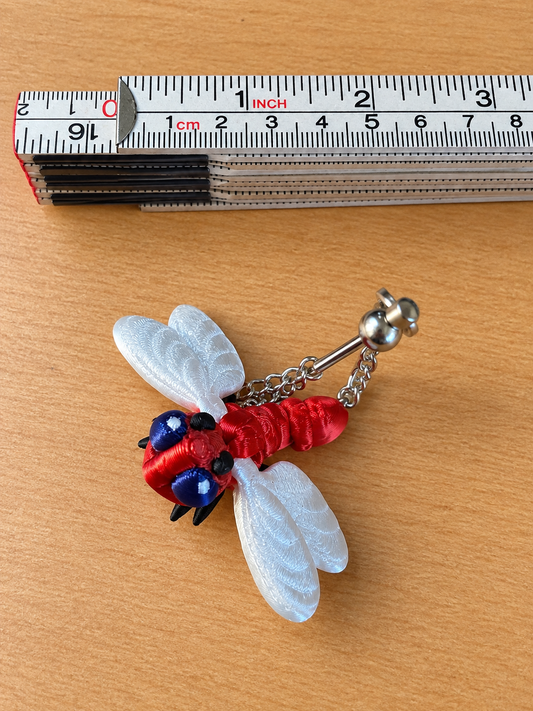 Cinderwing3D Dragonfly Stanley Cup / Keychain Charm