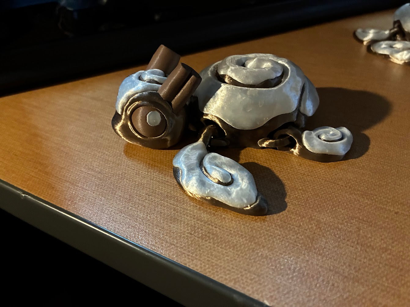 Cinderwing3D Cinnabon Turtle – Articulated Dessert-Inspired Figurine