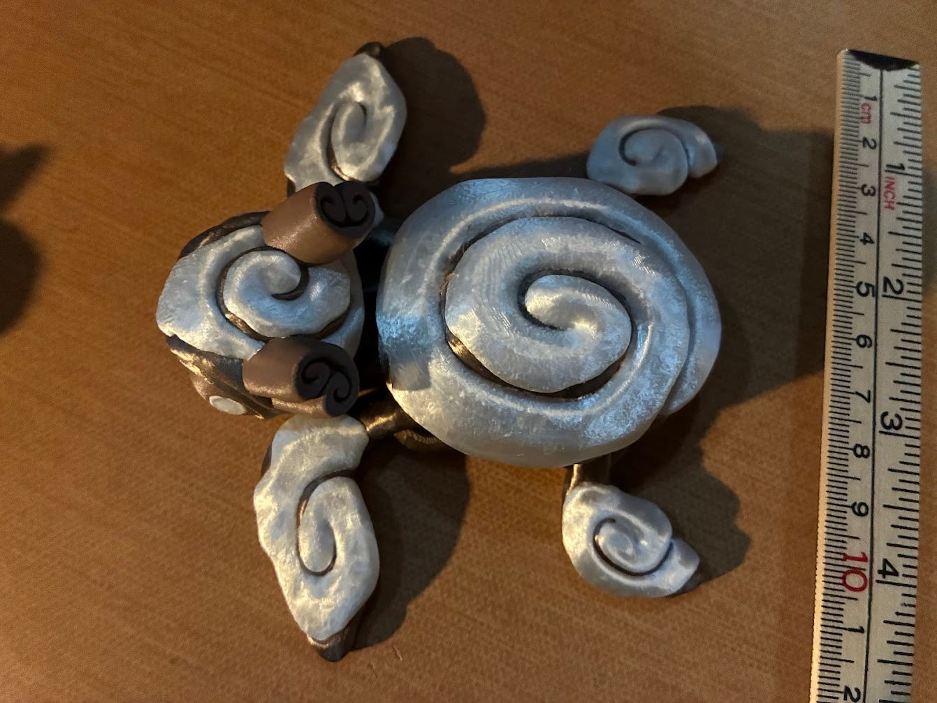 Cinderwing3D Cinnabon Turtle – Articulated Dessert-Inspired Figurine