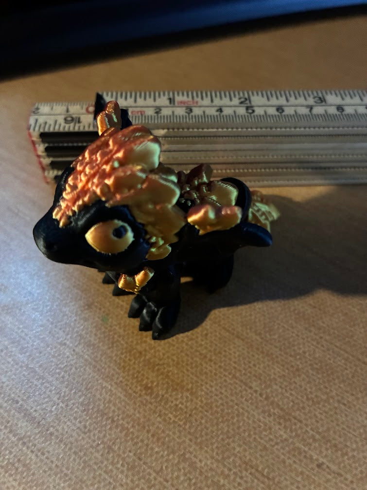 Cinderwing3D Baby Dragon – Articulated Fantasy Figurine