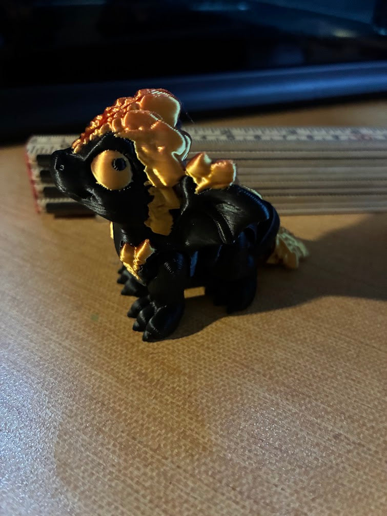 Cinderwing3D Baby Dragon – Articulated Fantasy Figurine