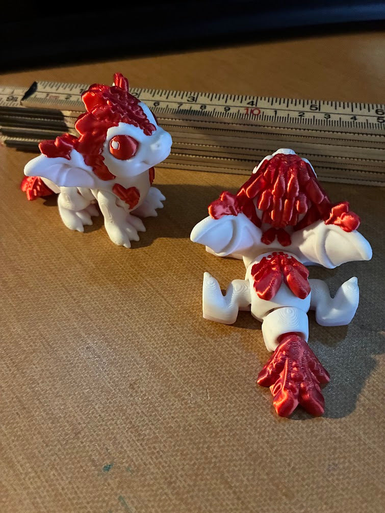 Cinderwing3D Baby Dragon – Articulated Fantasy Figurine