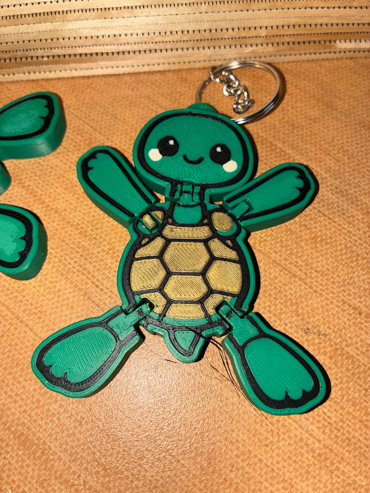 Cute Turtle Keychain –Animal Charm