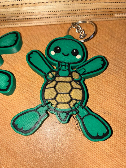 Cute Turtle Keychain –Animal Charm