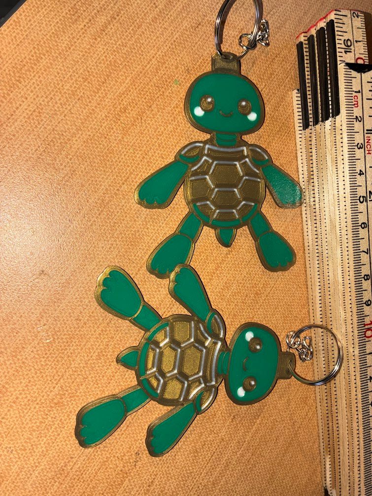 Cute Turtle Keychain –Animal Charm
