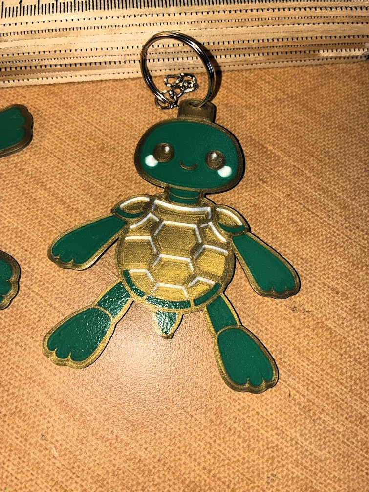 Cute Turtle Keychain –Animal Charm