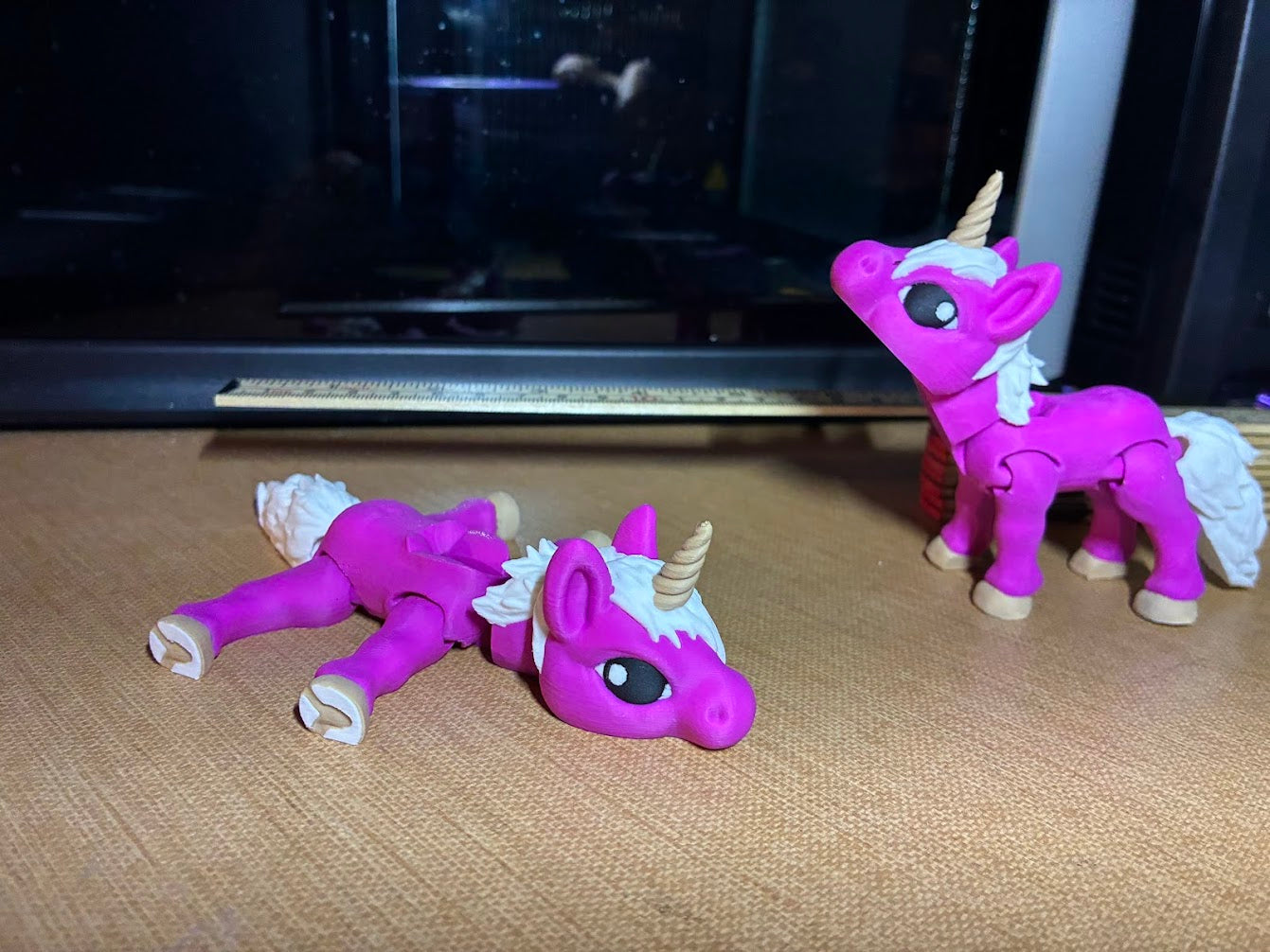 Large Articulated Unicorn – Cinderwing3D Fantasy Unicorn | 3D Printed Collectible Unicorn Figure