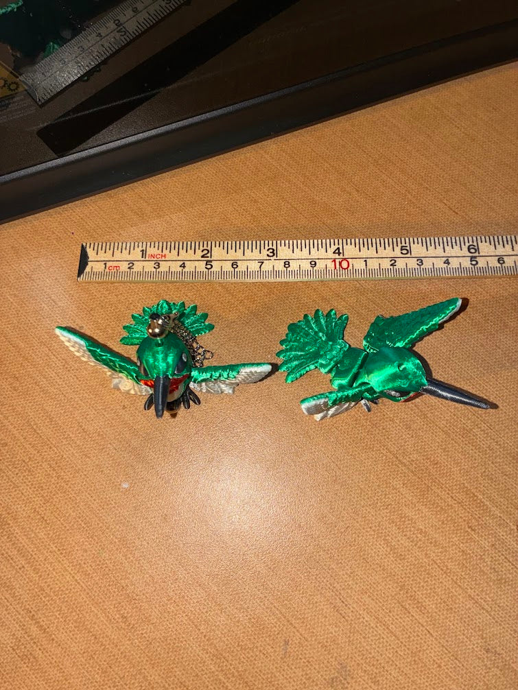 Cinderwing3D Hummingbird Stanley Cup Charm or Keychain – 3D Printed Silk PLA Hummingbird