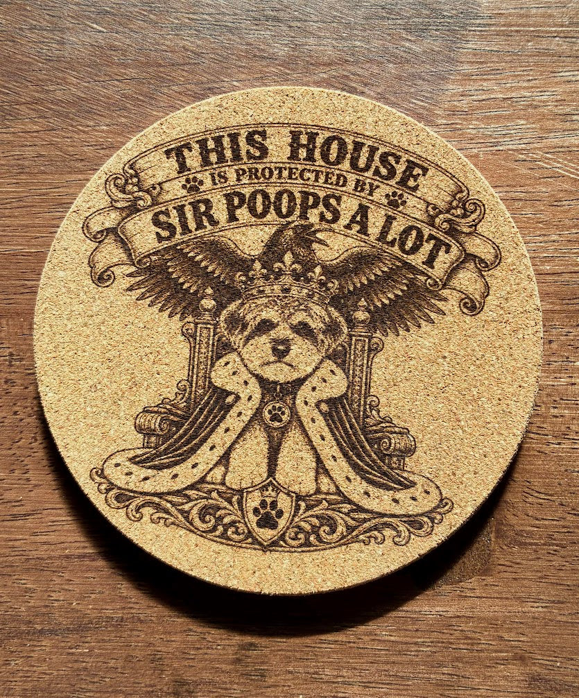 Custom Laser Engraved Cork Coasters – Personalized & Ready-Made Designs