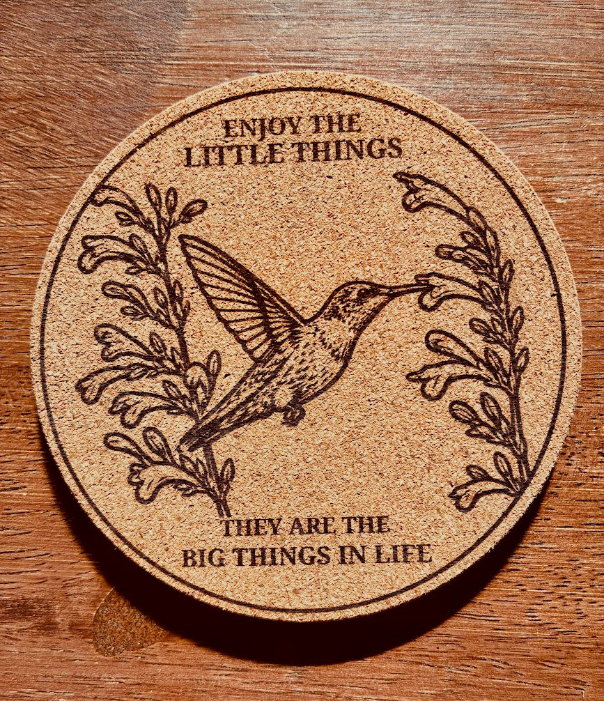 Custom Laser Engraved Cork Coasters – Personalized & Ready-Made Designs
