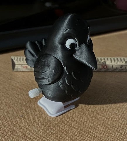 Wind-Up Walking Raven – Two Styles Available