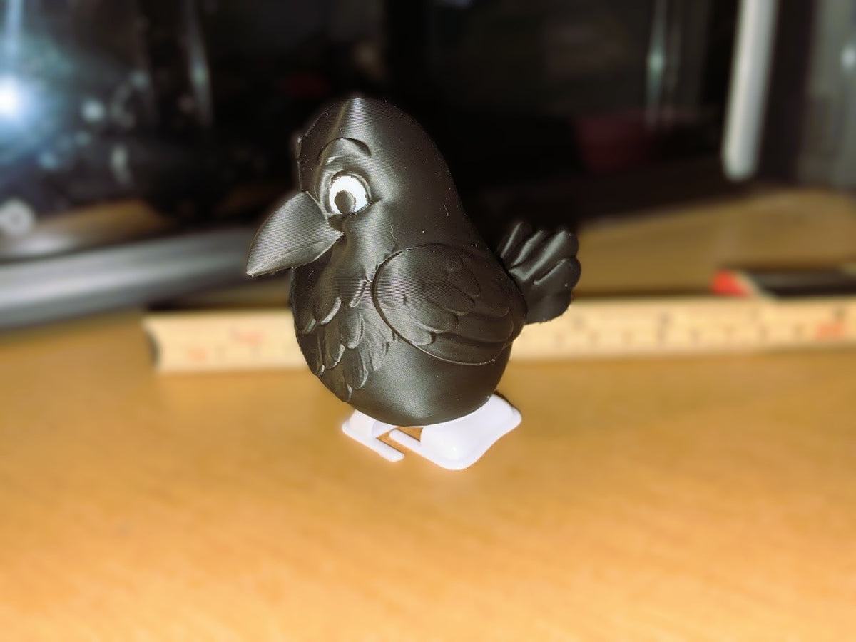 Wind-Up Walking Raven – Two Styles Available