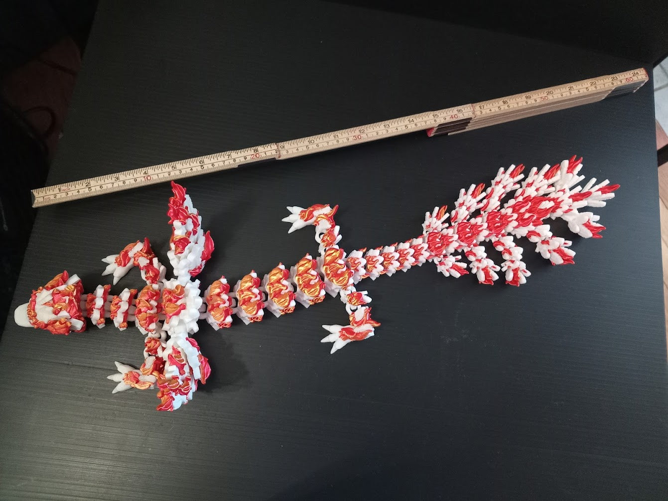Cinderwing3D Phoenix Dragon – Articulated Fantasy Figurine (22 Inches)