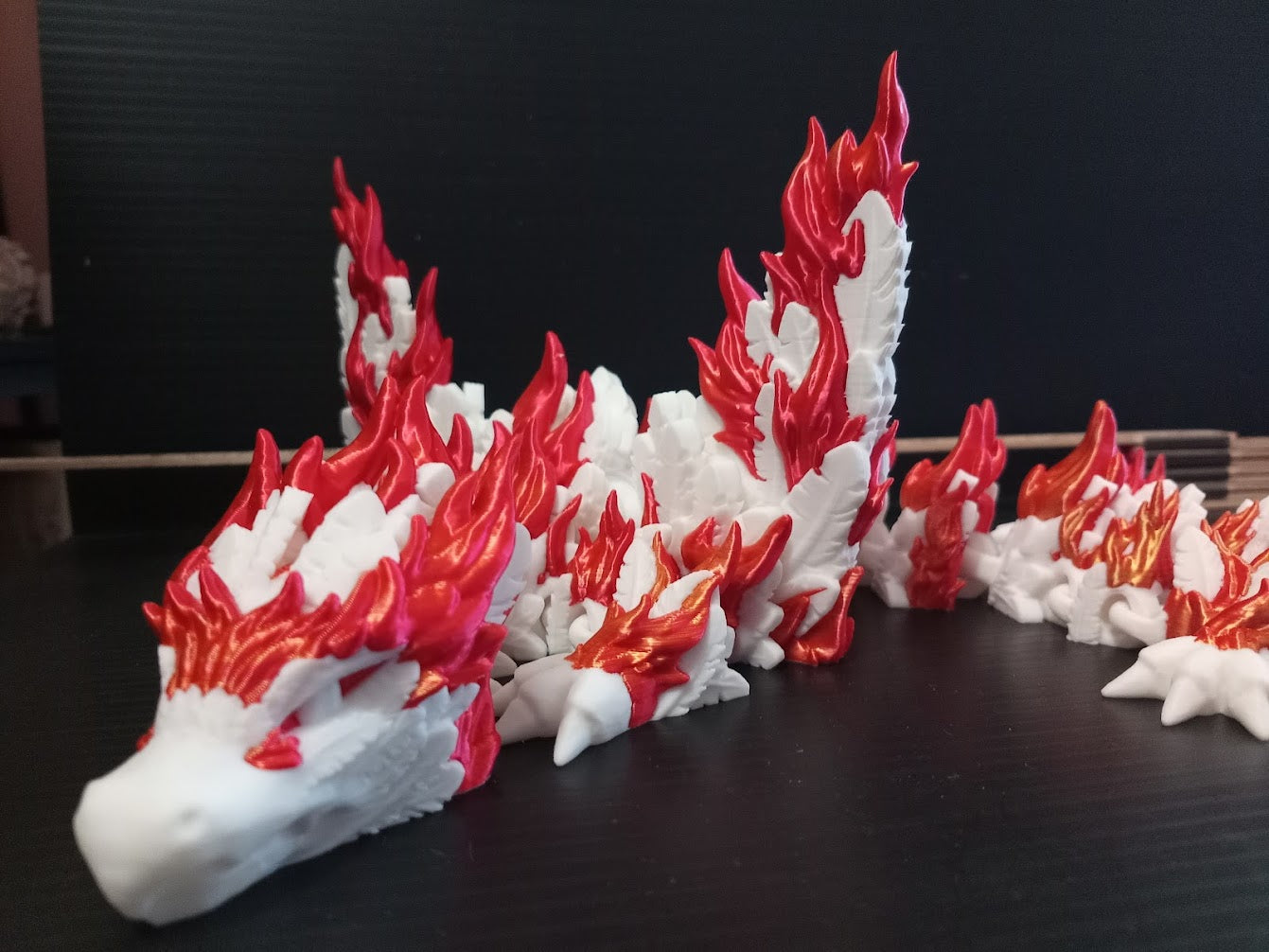 Cinderwing3D Phoenix Dragon – Articulated Fantasy Figurine (22 Inches)