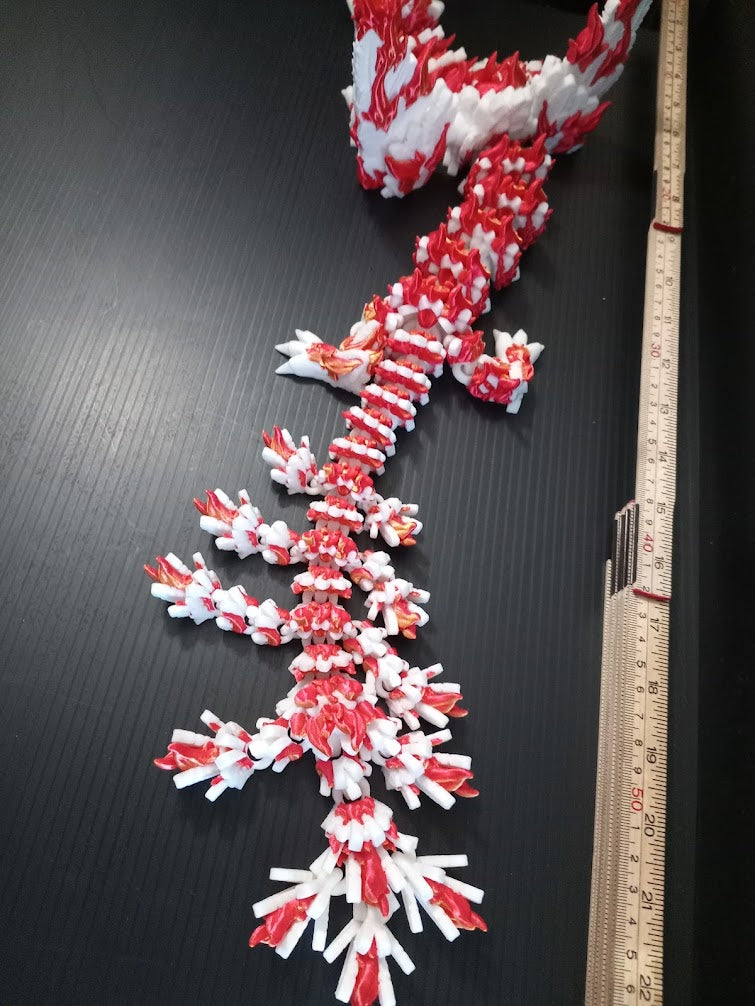 Cinderwing3D Phoenix Dragon – Articulated Fantasy Figurine (22 Inches)