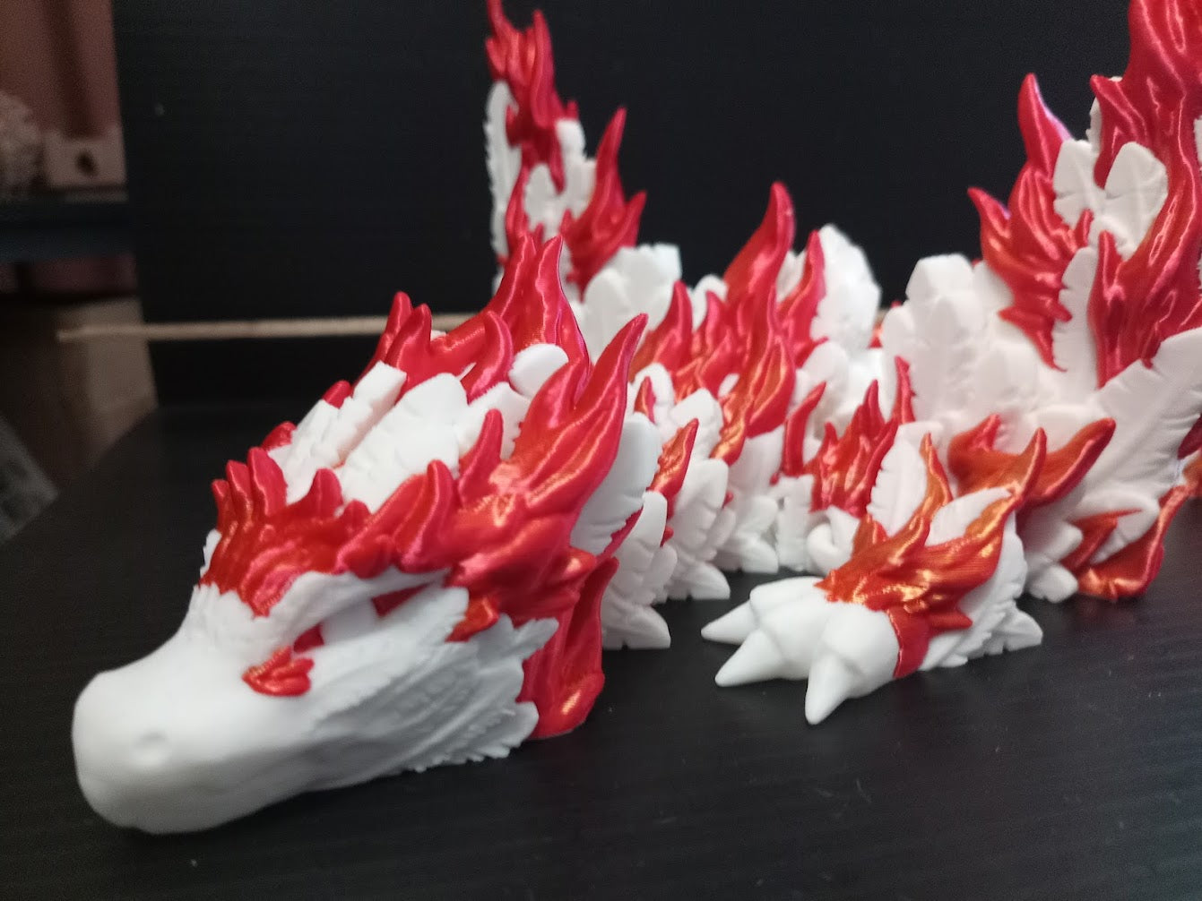 Cinderwing3D Phoenix Dragon – Articulated Fantasy Figurine (22 Inches)