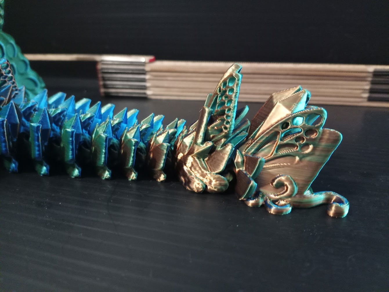 Cinderwing3D Butterfly Dragon – Articulated Fantasy Figurine