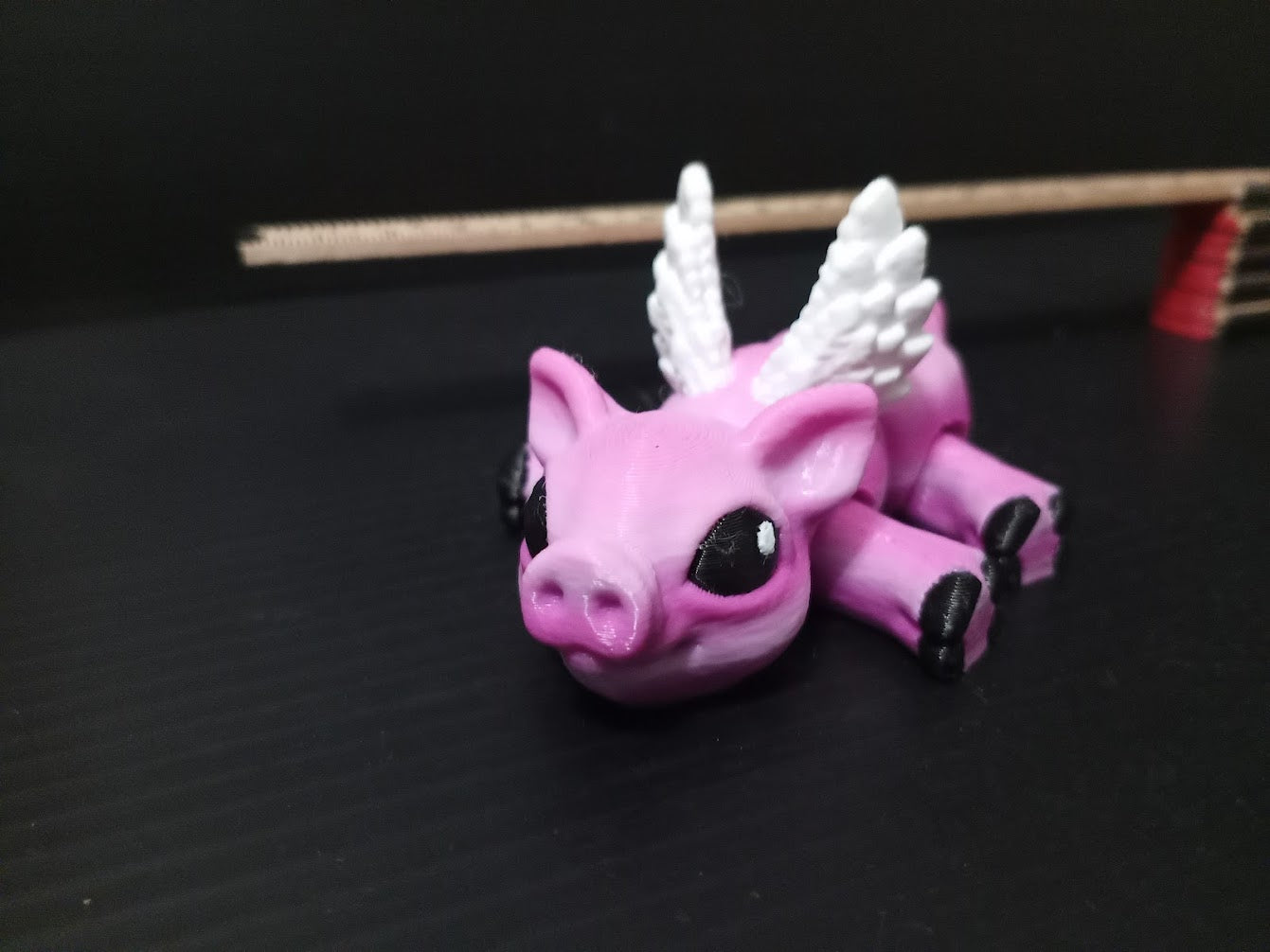 🐷✨ Flying Pig Figurine – 3D Printed (Approx. 3”) ✨🐷