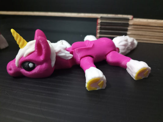 🦄 Articulated Unicorn Fidget Toy – Cinderwing3D Design