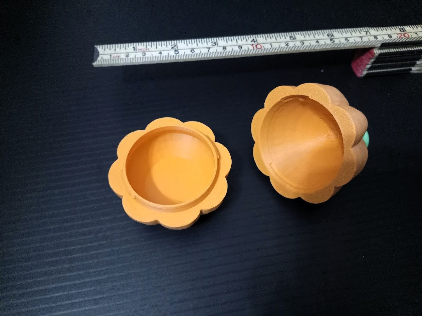🎃 3D Printed Pumpkin Jewelry Box / Earbud Holder – Cinderwing3D Design