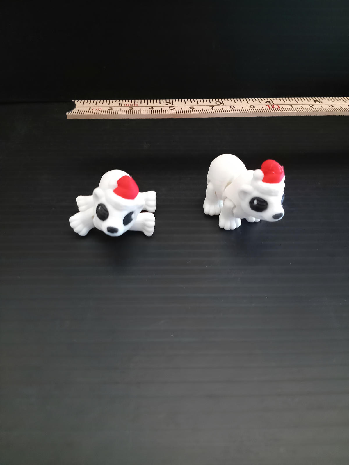Cinderwing3D Polar Bear Mini – 3D Printed Articulated Fidget Toy, Cute Desk Companion & Collectible Figure