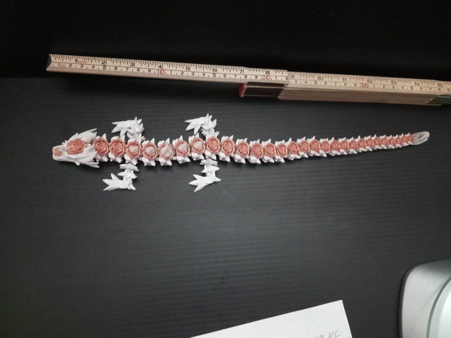 🐉 Rose Dragon – 3D Printed Fantasy Articulated Fidget Dragon