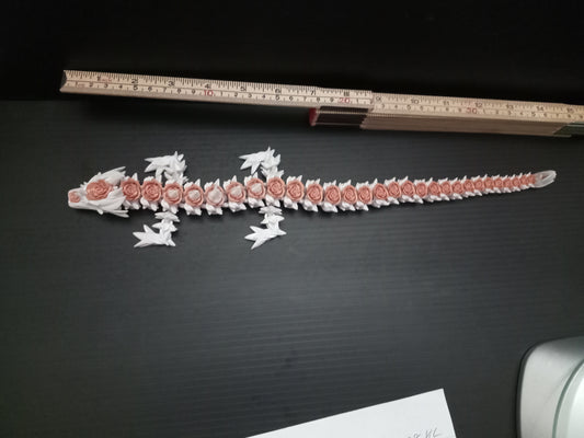 🐉 Rose Dragon – 3D Printed Fantasy Articulated Fidget Dragon