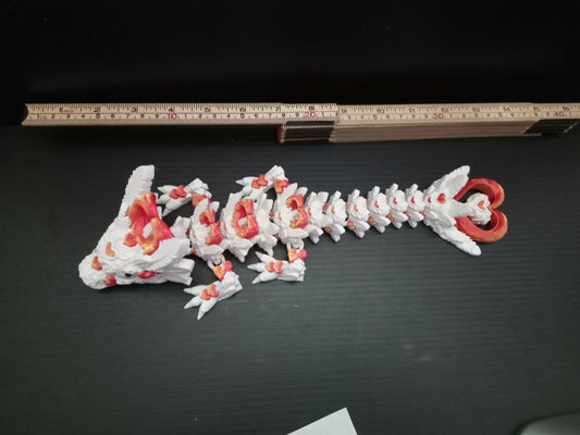 ❤️ Large Heart Dragon – Articulated 3D Printed Fantasy Companion