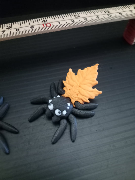 🕷️ Cinderwing3D Spider Leaf Tadling – 3D Printed Articulated Collectible