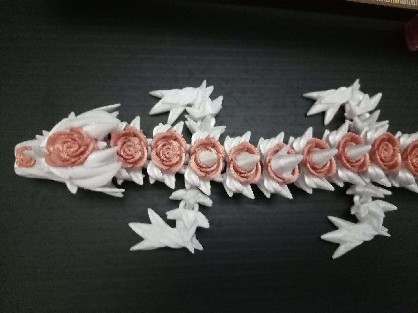 🐉 Rose Dragon – 3D Printed Fantasy Articulated Fidget Dragon