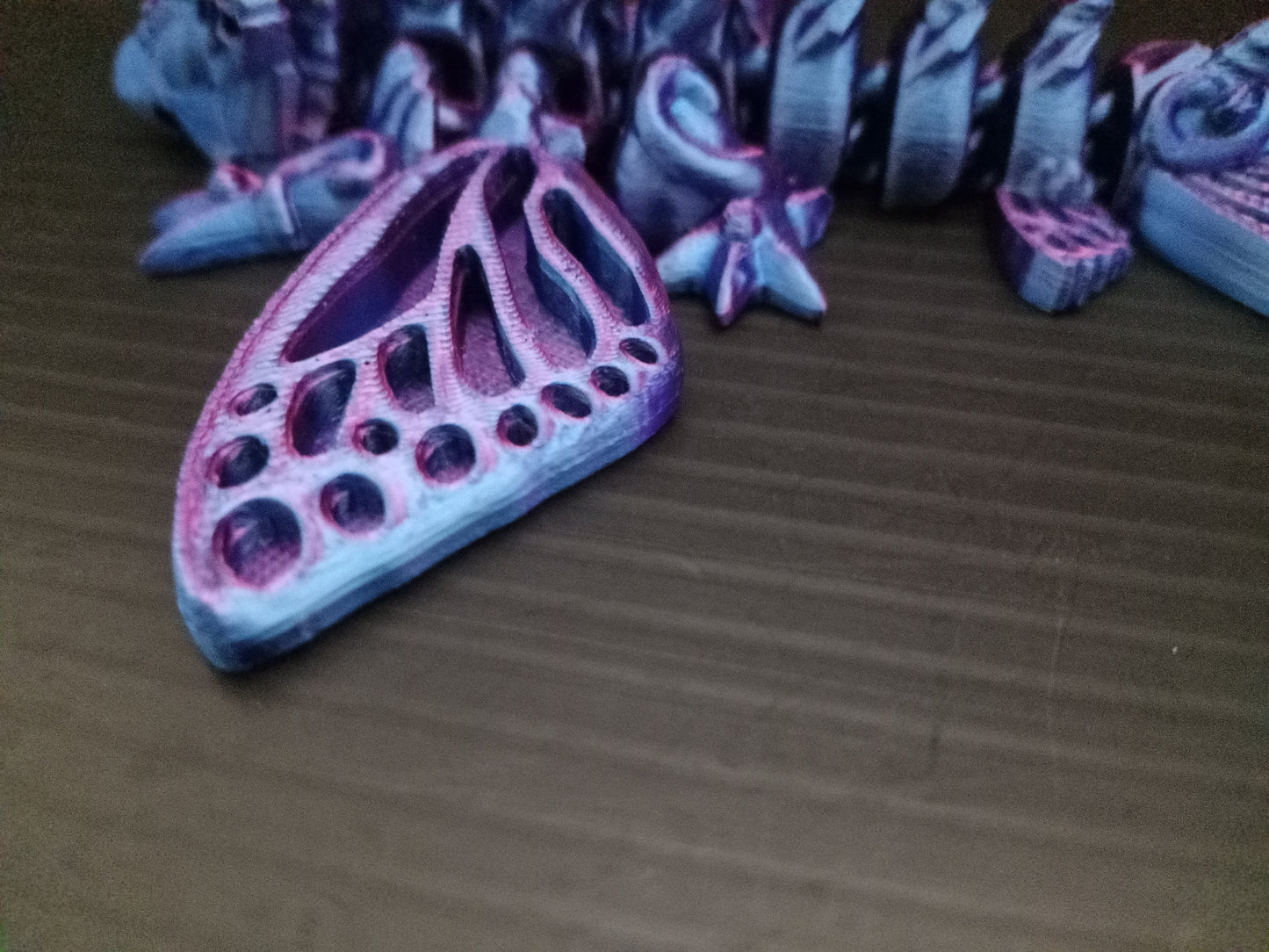 🦋 Small Butterfly Articulated Dragon – 3D Printed Flexi Fantasy Figure