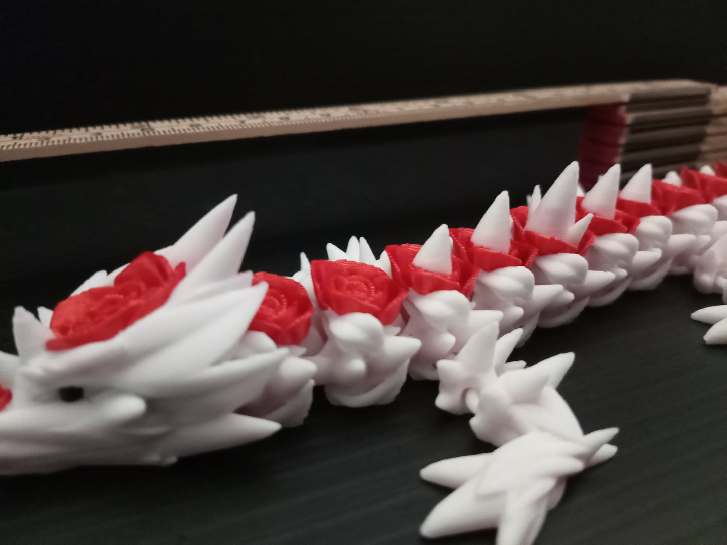🌹 Rose Dragon – Articulated Fantasy Collectible (Cinderwing3D Inspired)
