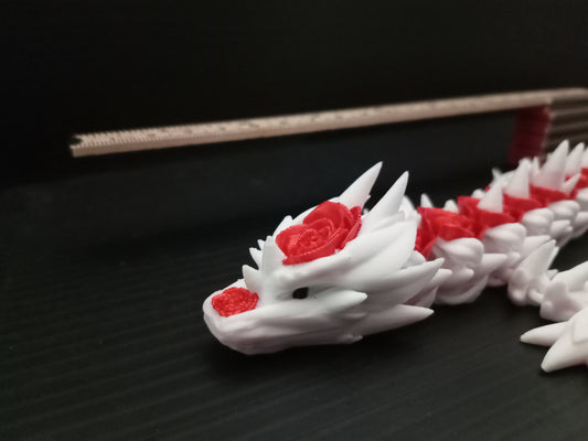 🌹 Rose Dragon – Articulated Fantasy Collectible (Cinderwing3D Inspired)