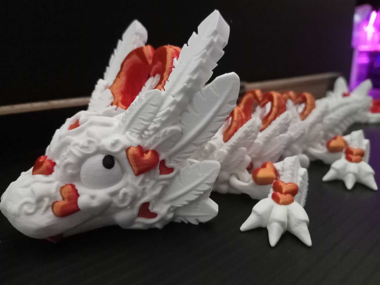 Cinderwing3D Rose Dragon Tumbler straw style display