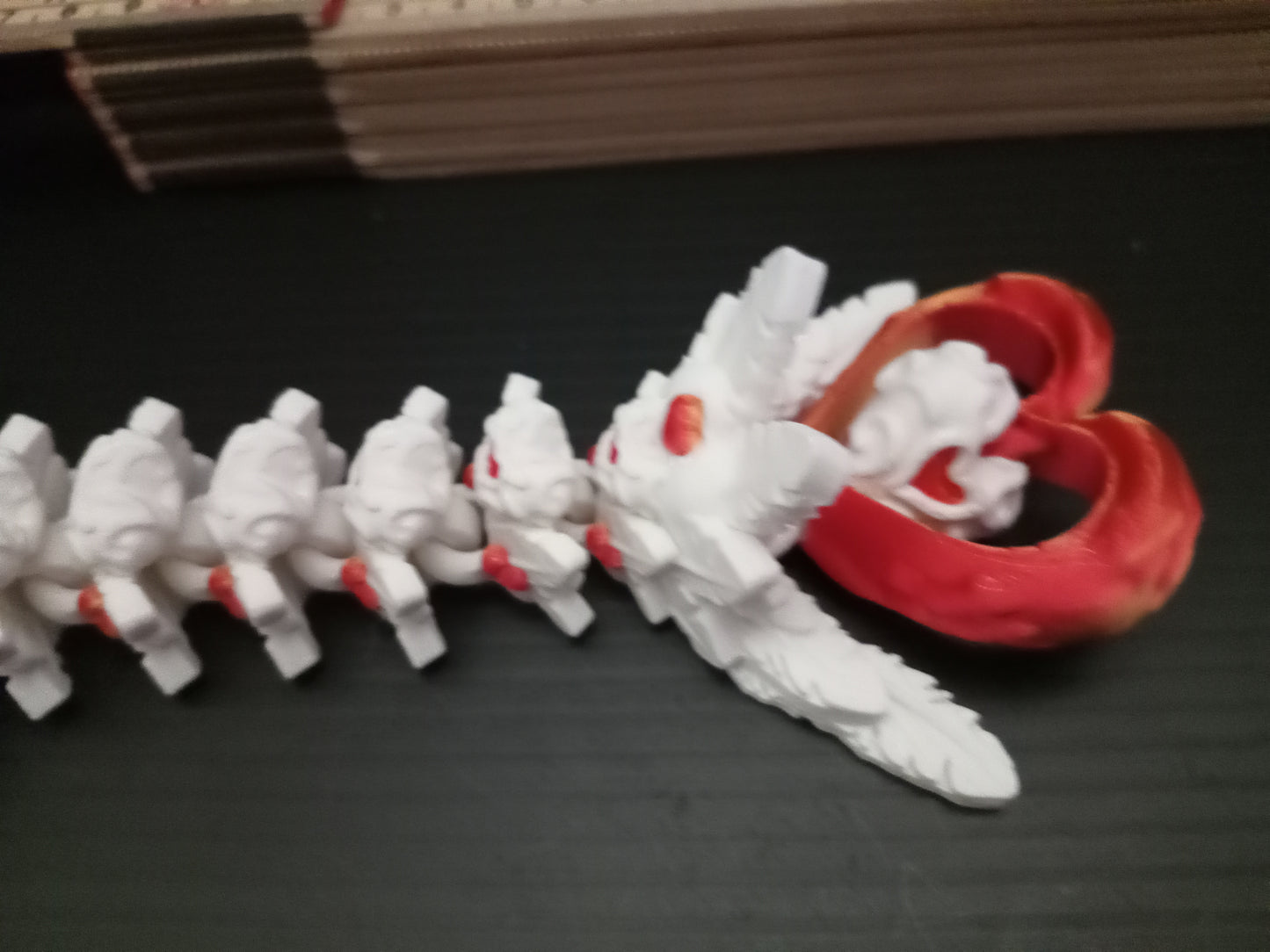 🐉 Heavy Duty Large Straw Tumbler Topper – Fidget Spinner Dragon Tail Design
