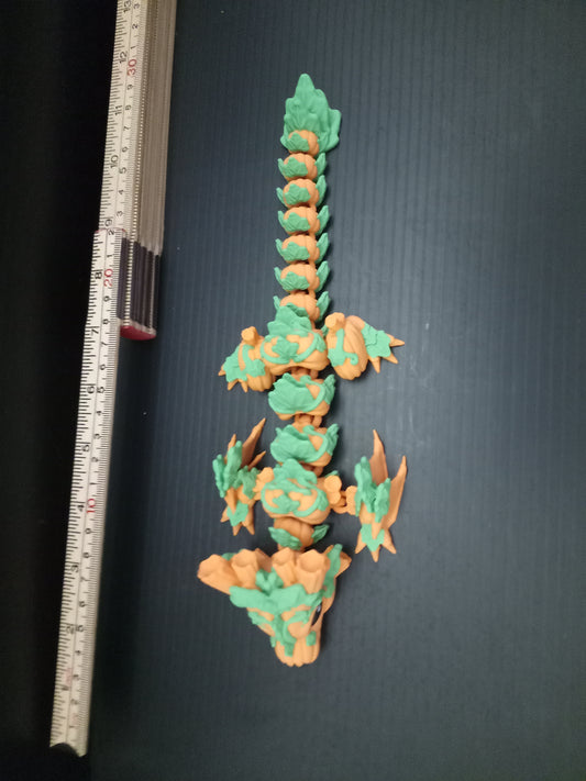 🎃 Small Pumpkin Dragon – Cinderwing3D Halloween Fantasy Collectible