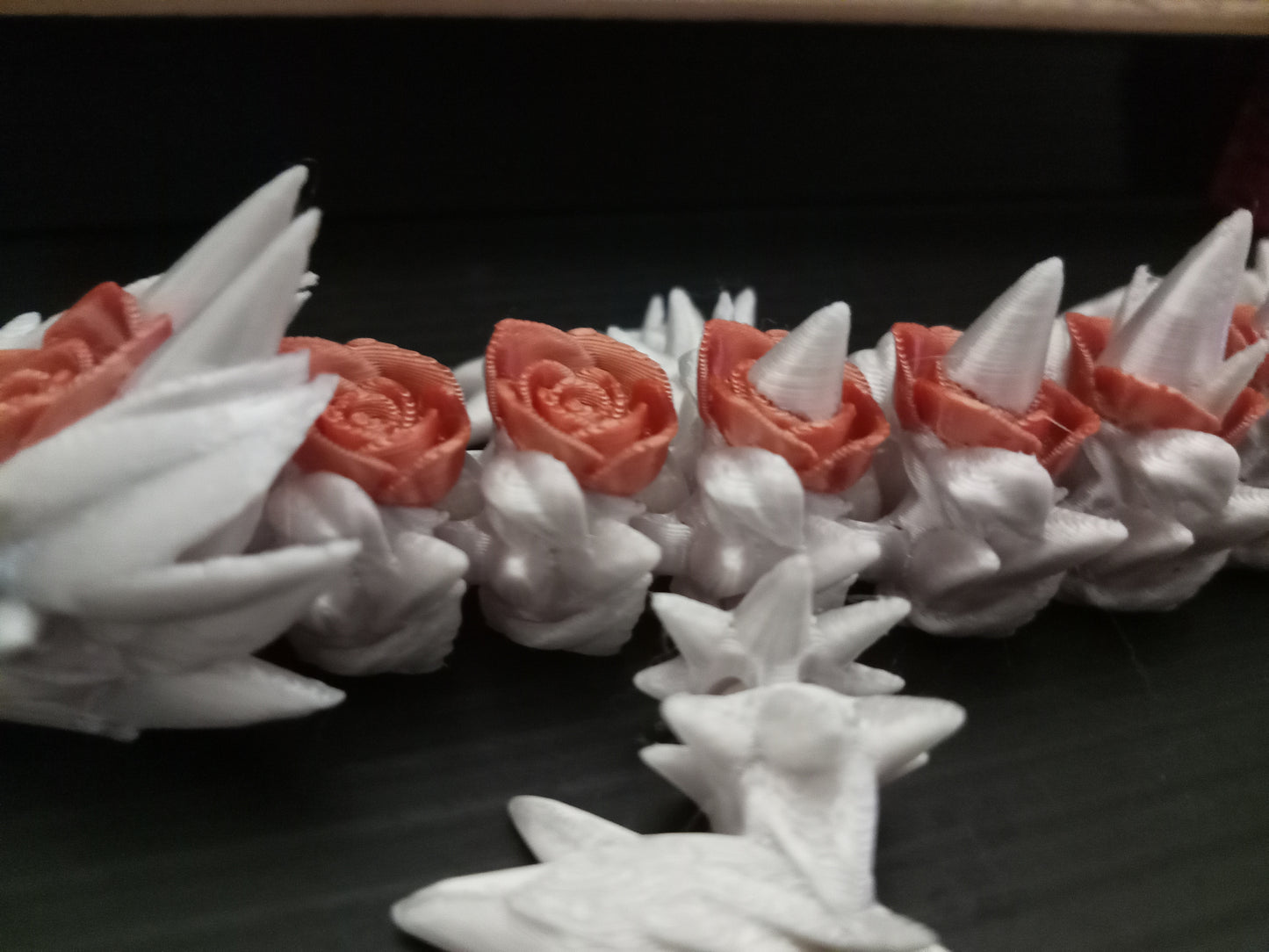 🐉 Rose Dragon – 3D Printed Fantasy Articulated Fidget Dragon