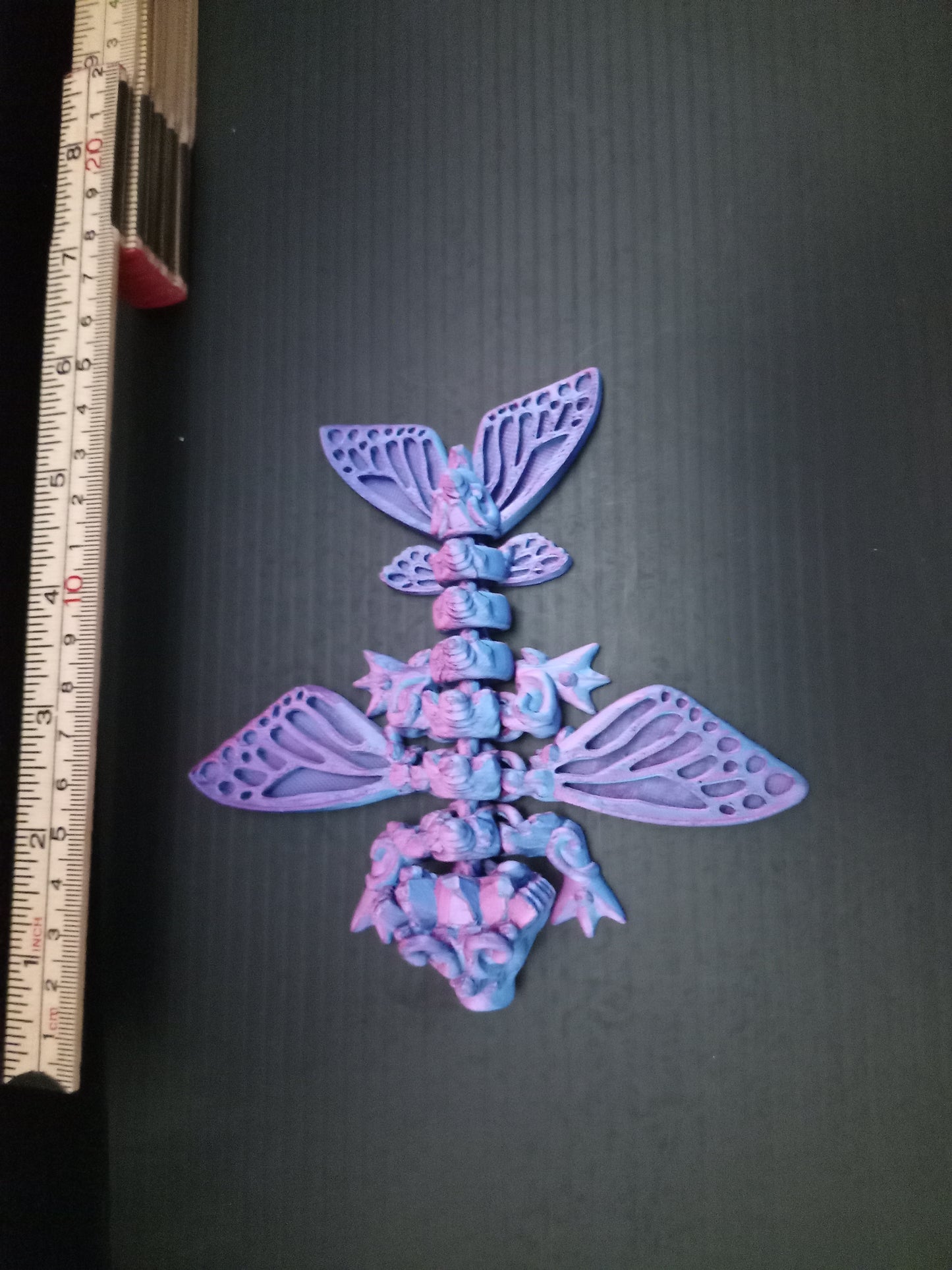 🦋 Small Butterfly Articulated Dragon – 3D Printed Flexi Fantasy Figure